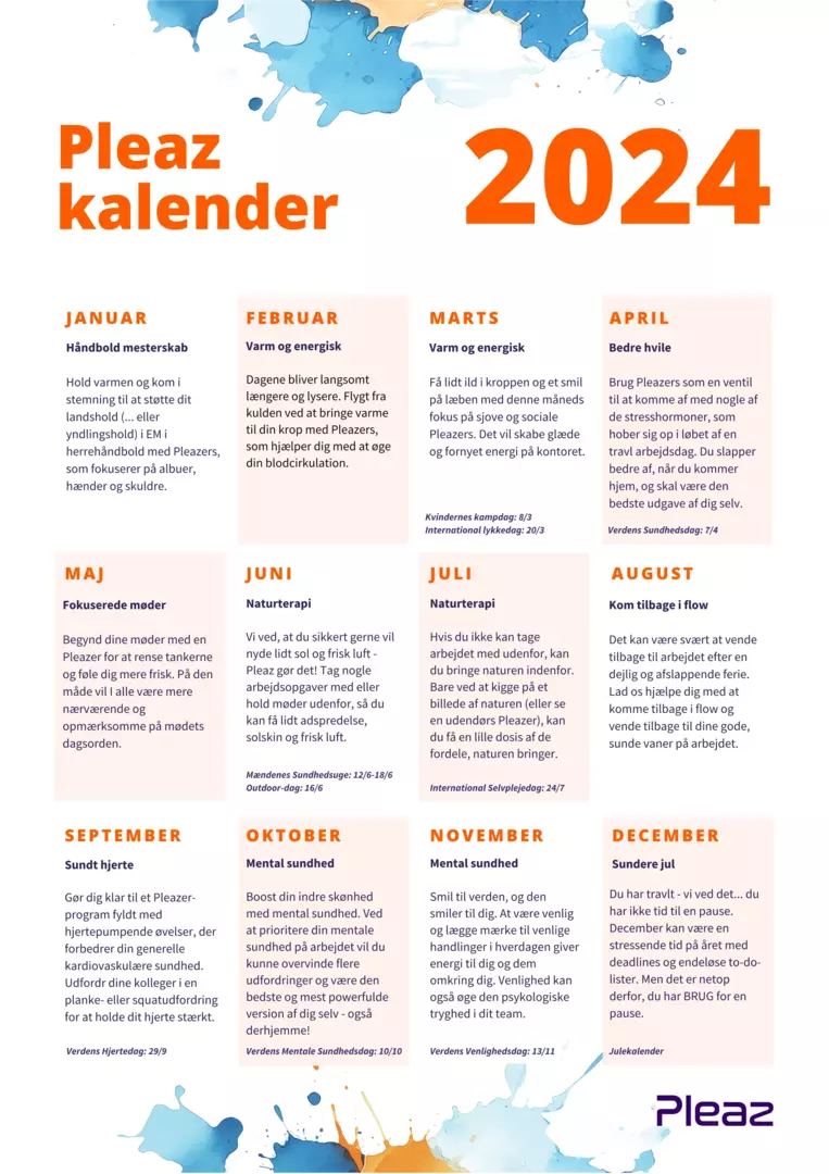 Trivselskalender 2024